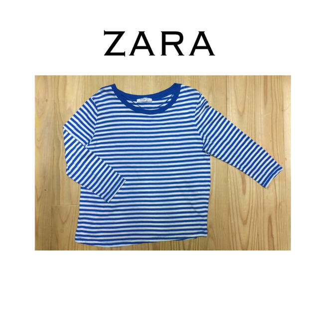 ZARA(ザラ)のZARA ボーダー 七分袖 レディースのトップス(Tシャツ(長袖/七分))の商品写真