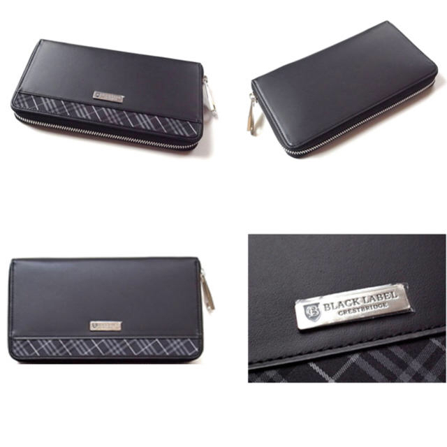 BLACK LABEL CRESTBRIDGE(ブラックレーベルクレストブリッジ)の新品 BLACK LABEL CRESTBRIDGE  ラウンドファスナー  メンズのファッション小物(長財布)の商品写真