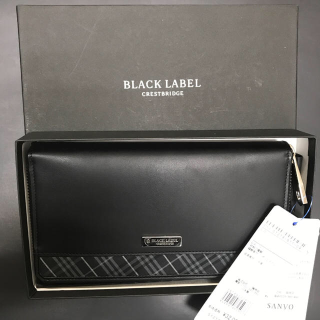 BLACK LABEL CRESTBRIDGE(ブラックレーベルクレストブリッジ)の新品 BLACK LABEL CRESTBRIDGE  ラウンドファスナー  メンズのファッション小物(長財布)の商品写真