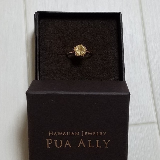 PUAALLY  K14 YGハイビスカス リング レディースのアクセサリー(リング(指輪))の商品写真