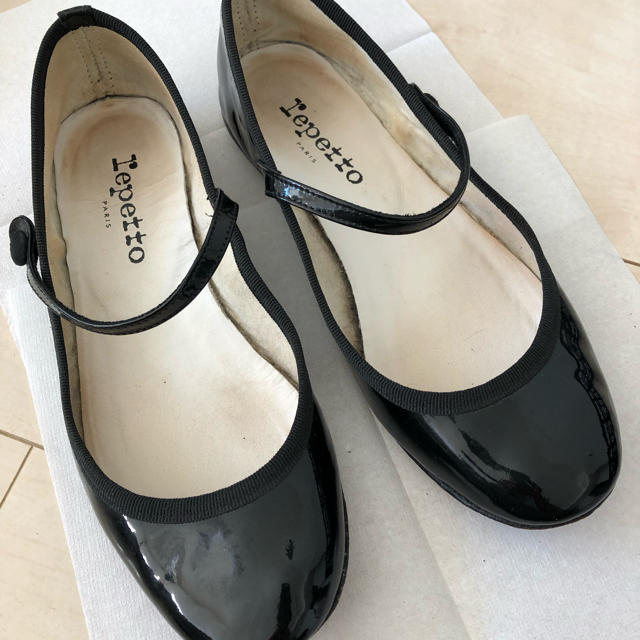 repetto(レペット)のレペット 37 黒 エナメル えりさん専用 レディースの靴/シューズ(バレエシューズ)の商品写真