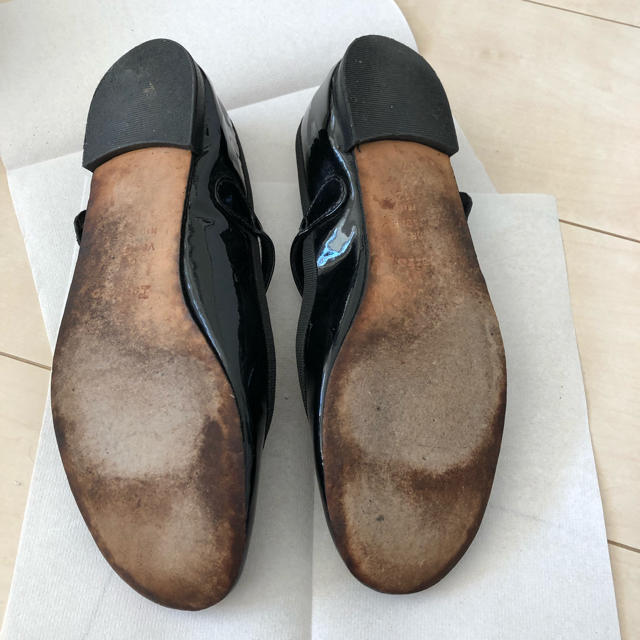 repetto(レペット)のレペット 37 黒 エナメル えりさん専用 レディースの靴/シューズ(バレエシューズ)の商品写真