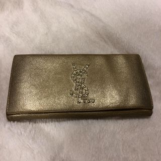 サンローラン(Saint Laurent)のイヴ・サンローラン 長財布 YSL ゴールド(財布)