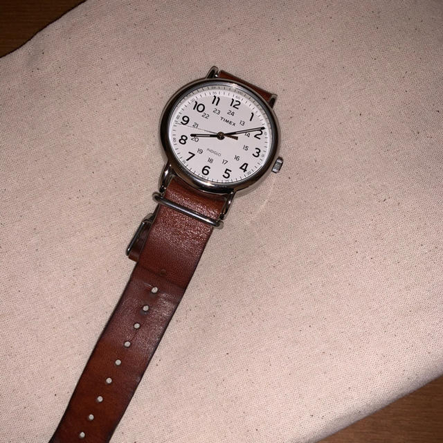 TIMEX(タイメックス)のTIMEX 腕時計 茶色、グレー レディースのファッション小物(腕時計)の商品写真