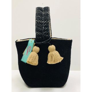 リラキャンベル(Lilas Campbell)のリラキャンベル 新品 トートバッグ Lilas Campbell 黒 ブラック(トートバッグ)