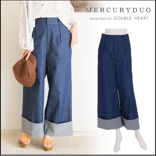 MERCURYDUO(マーキュリーデュオ)のMERCURYDUO♡ワイドクロップドパンツ レディースのパンツ(クロップドパンツ)の商品写真