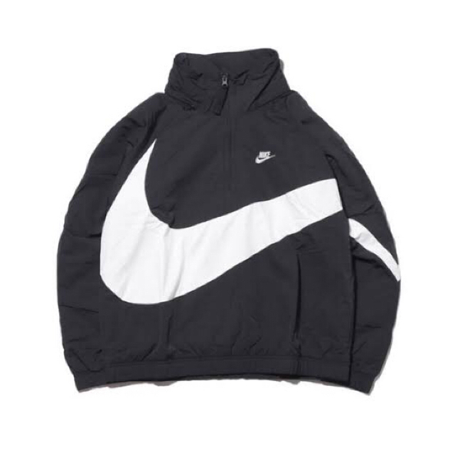 NIKE BIG SWOOSH  ANORAK JACKET BLACK