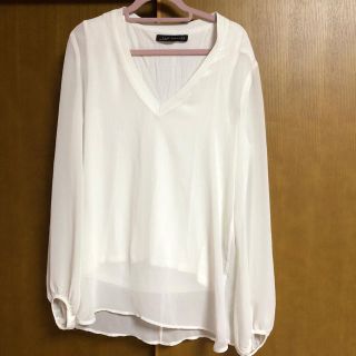 ザラ(ZARA)のZARA♡シフォンブラウス カットソー(カットソー(長袖/七分))