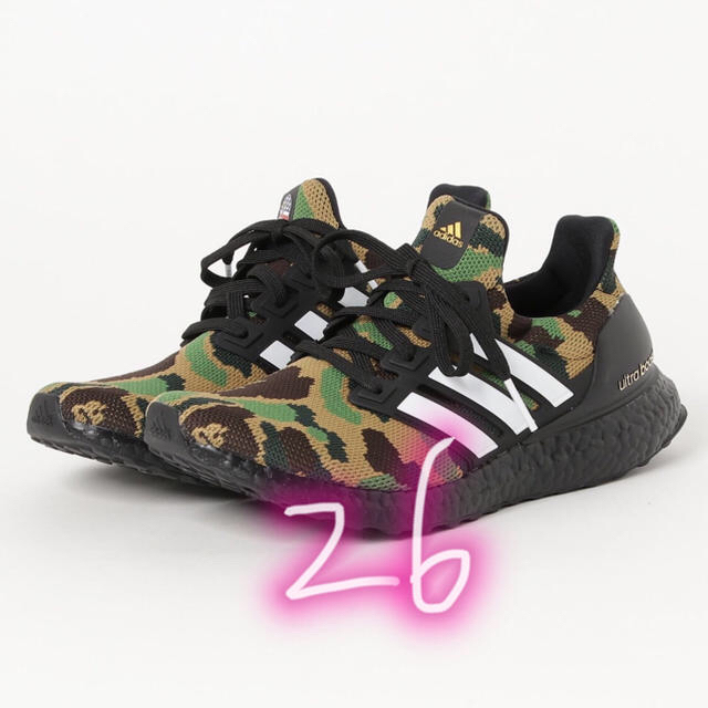 adidas(アディダス)の26CM‼️ ULTRA BOOST BAPE adidas メンズの靴/シューズ(スニーカー)の商品写真