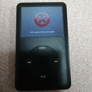 アップル(Apple)のApple iPod classic 80GB A1238 ブラック ジャンク(ポータブルプレーヤー)