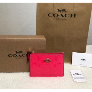 コーチ(COACH)の☆大人気！2019年新作！正規品！コーチ コインケース ピンク☆(コインケース)