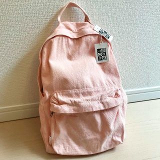 ボンポワン(Bonpoint)の値下げ↓BONTON新品＊ボントンピンクコットンリュックバッグ子供キッズ (リュックサック)