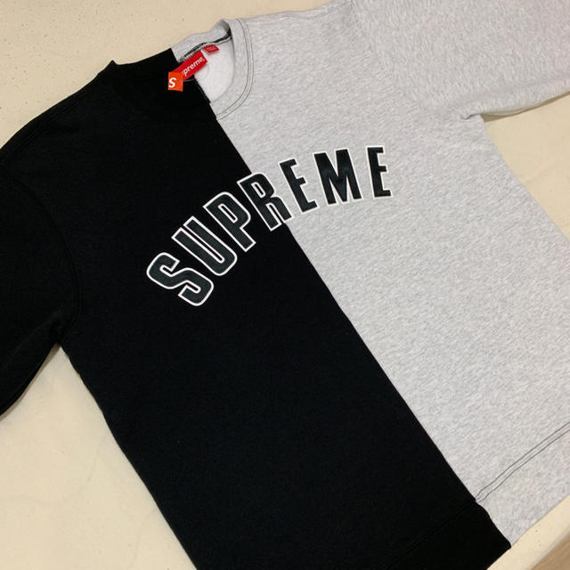 Supreme split crewneck sweatshirt XL 2