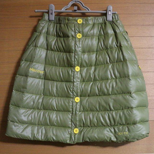 MARMOT(マーモット)のマーモット Marmot トランス ダウン スカート 山スカート　L レディースのスカート(ひざ丈スカート)の商品写真