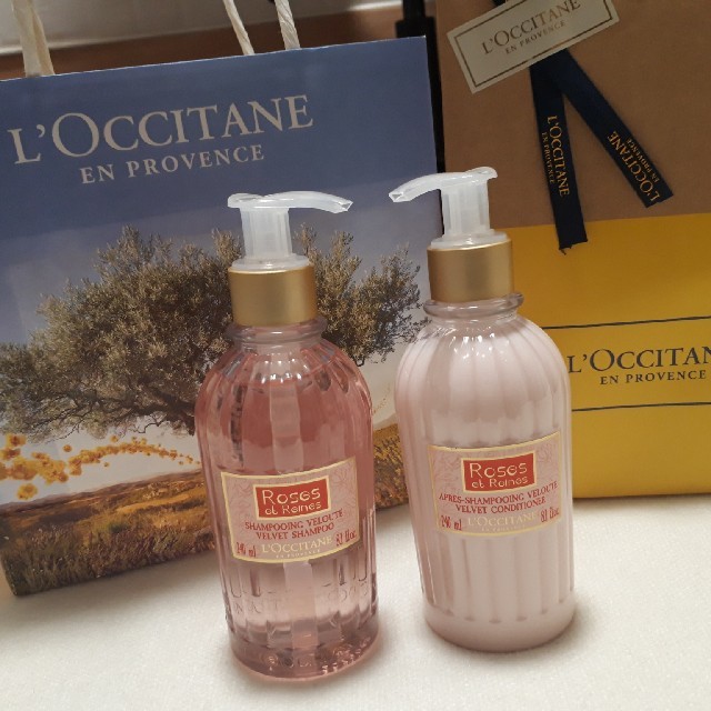 L Occitane ロクシタン ローズベルベットシャンプー240ml コンディショナー240mlの通販 By Cacao S Shop ロクシタン ならラクマ