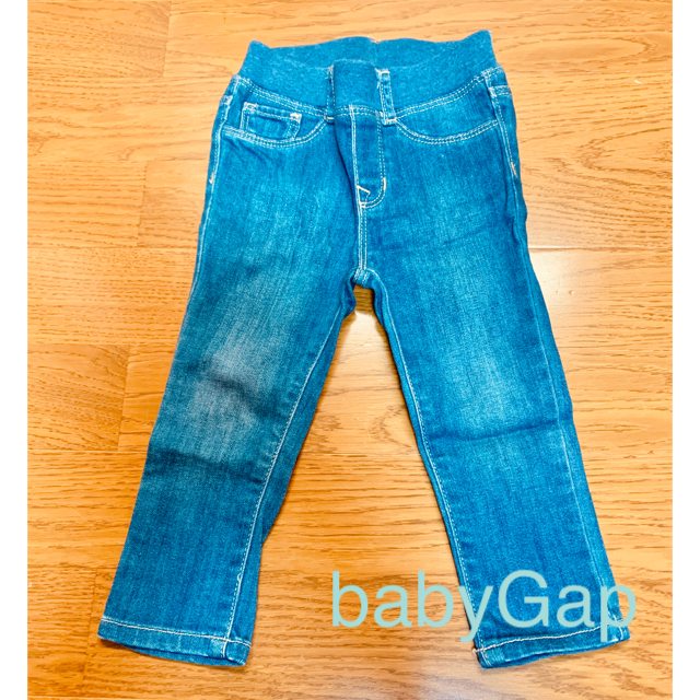 babyGAP(ベビーギャップ)の美品【Bab値下げ☆yGapベビーギャップ】ストレッチデニムパンツ※90cm キッズ/ベビー/マタニティのキッズ服男の子用(90cm~)(パンツ/スパッツ)の商品写真