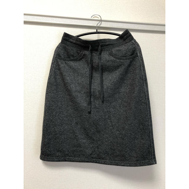 UNIQLO(ユニクロ)のお値下げ ユニクロ ボアスウェット スカート レディースのスカート(ひざ丈スカート)の商品写真