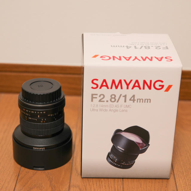 samyang F2.8/14mm canon EFマウント 超美品 スマホ/家電/カメラのカメラ(レンズ(単焦点))の商品写真