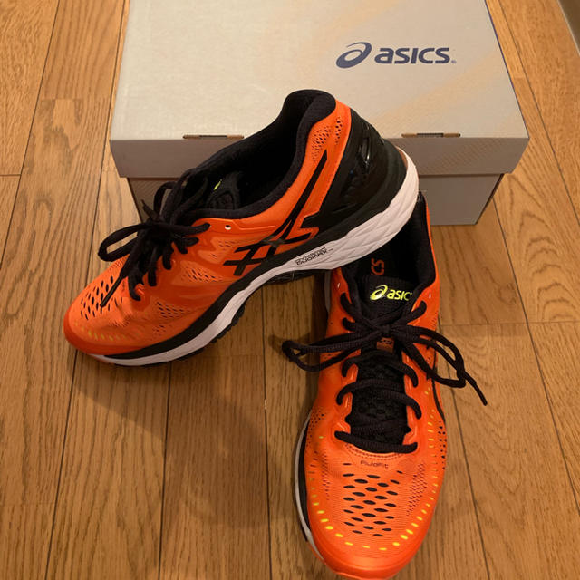 asics(アシックス)のアシックス（asics）  メンズ  ゲルカヤノ 23 スリム  スポーツ/アウトドアのランニング(シューズ)の商品写真