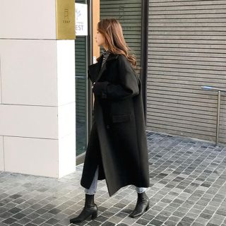 ZARA ロングプレミアム ウールブレンド コート