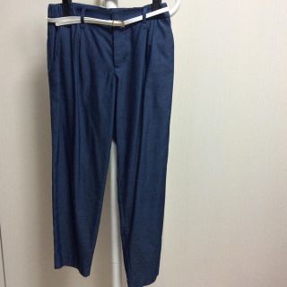 スコットクラブ(SCOT CLUB)の新品★定価16000円スコットクラブ系列ベルト付パンツ(クロップドパンツ)