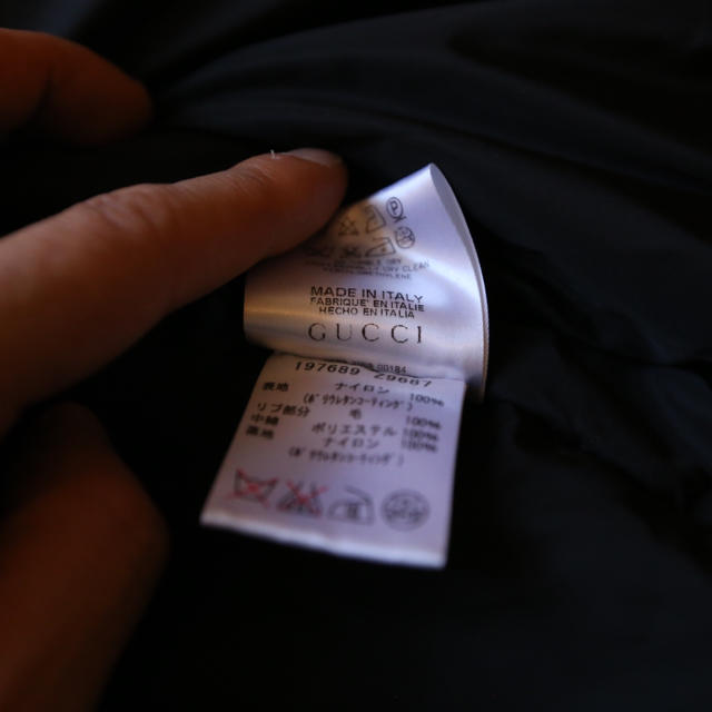 Gucci(グッチ)の◆レア◆GUCCI MA-1 ブラウン SIZE48 シェリーライン メンズのジャケット/アウター(ブルゾン)の商品写真