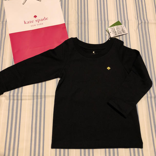 kate spade new york(ケイトスペードニューヨーク)の新品 ケイトスペード  キッズ ロングTシャツ 100 ガール 即購入オッケー キッズ/ベビー/マタニティのキッズ服女の子用(90cm~)(Tシャツ/カットソー)の商品写真