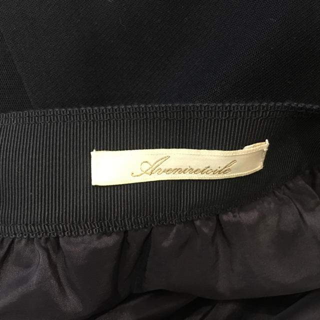 Aveniretoile(アベニールエトワール)のアベニールエトワール  チュールスカート ネイビー 34 レディースのスカート(ひざ丈スカート)の商品写真