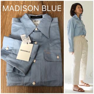 マディソンブルー(MADISONBLUE)の◯新品◯MADISON BLUE コットンシャツ オーバーサイズシャツ(シャツ/ブラウス(長袖/七分))