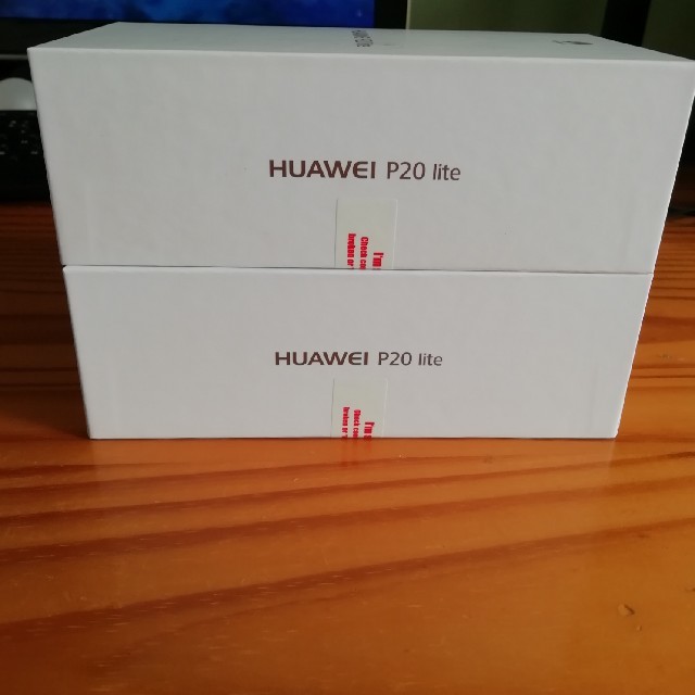 値下げ！新品未開封　HUAWEI P20lite 2台セット スマホ/家電/カメラのスマートフォン/携帯電話(スマートフォン本体)の商品写真