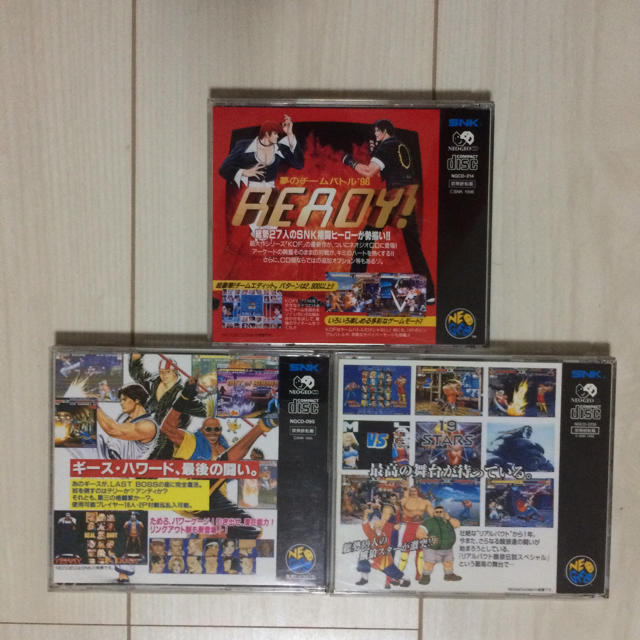 NEOGEO(ネオジオ)のネオジオCD ソフト3本 エンタメ/ホビーのゲームソフト/ゲーム機本体(家庭用ゲームソフト)の商品写真