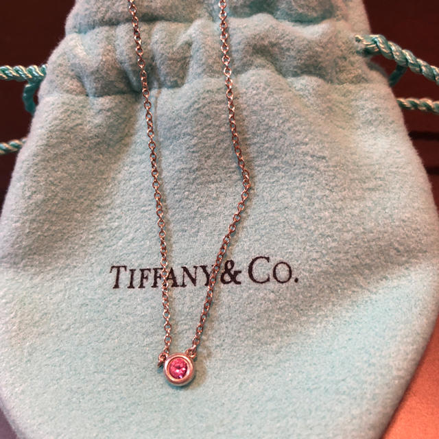 TIFFANY u0026 Co ピンクサファイヤ ネックレスのサムネイル