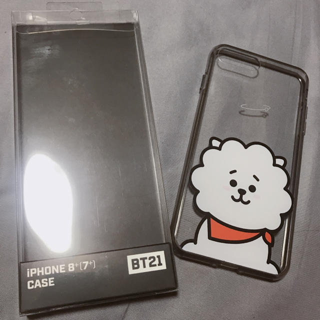 防弾少年団(BTS)(ボウダンショウネンダン)のBT21 RJ iPhoneケース スマホ/家電/カメラのスマホアクセサリー(iPhoneケース)の商品写真