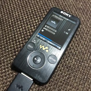 ウォークマン(WALKMAN)のソニー ウォークマン 黒(ポータブルプレーヤー)