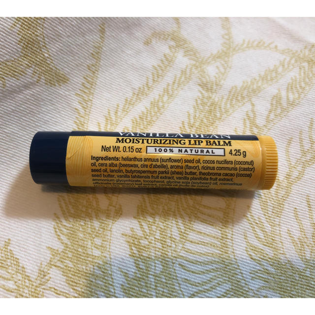 BURT'S BEES(バーツビーズ)の【新品・未開封】BURT'S BEES リップバーム バニラビーン コスメ/美容のスキンケア/基礎化粧品(リップケア/リップクリーム)の商品写真