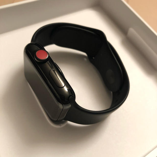 Apple Watch(アップルウォッチ)のApple Watch Series ３ 42mm スペースブラックステンレス メンズの時計(腕時計(デジタル))の商品写真