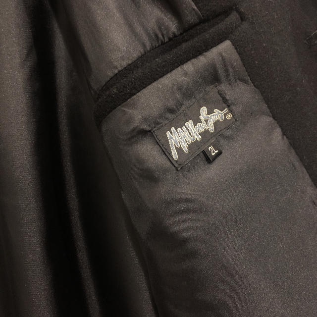 チェスターコート ブラック  メンズ メンズのジャケット/アウター(チェスターコート)の商品写真