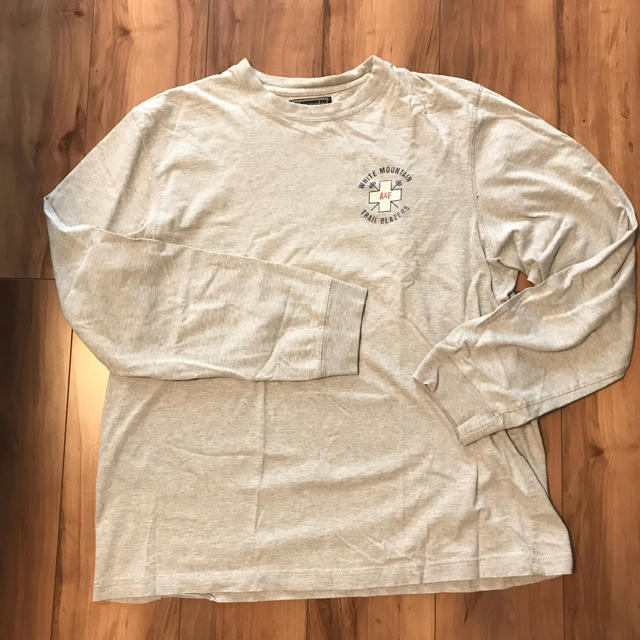 Abercrombie&Fitch(アバクロンビーアンドフィッチ)の【中古】アバクロ メンズ 長袖Tシャツ 大きいサイズ★（グレー） メンズのトップス(Tシャツ/カットソー(七分/長袖))の商品写真