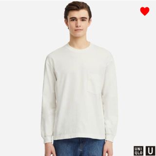 ユニクロ(UNIQLO)の今季 ユニクロユー クルーネックT（長袖）(Tシャツ/カットソー(七分/長袖))