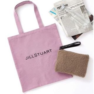 ジルスチュアート(JILLSTUART)のミューズ 12月 付録 ジルスチュアート モコモコポーチ&ロゴトート(ファッション)