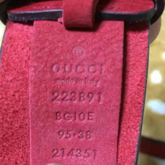 Gucci(グッチ)のGUCCIベルト ボルドー メンズのファッション小物(ベルト)の商品写真