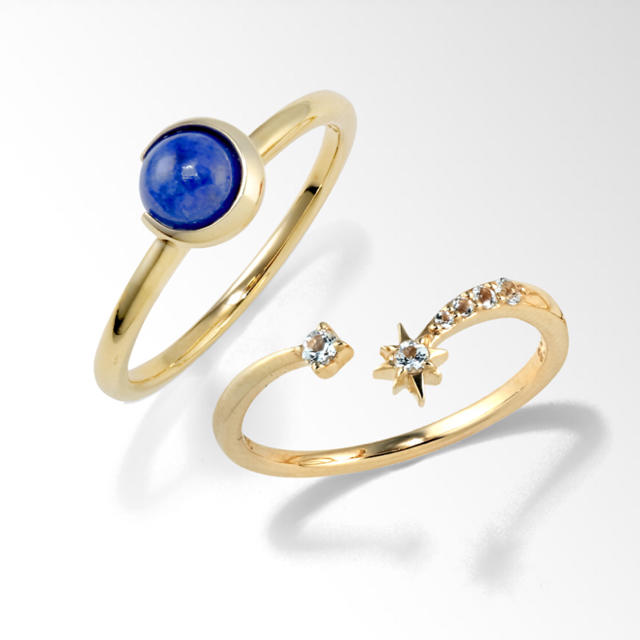 STAR JEWELRY(スタージュエリー)のスタージュエリー リング クリスマス限定（LAPIS LAZULI） レディースのアクセサリー(リング(指輪))の商品写真