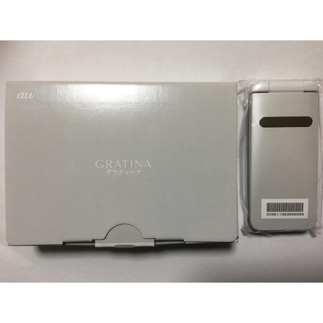 AU　GRATINA　KYF37　ホワイト　未使用品　SIMロック解除済 値下げ