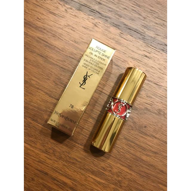 新品 イヴサンローラン ルージュ ヴォリュプテ 78 クリスマス 口紅 YSL