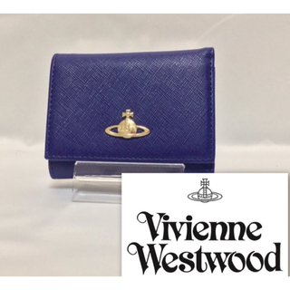 ヴィヴィアン(Vivienne Westwood) がま口 財布(レディース)（ブルー 