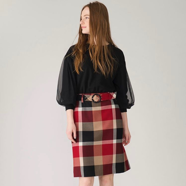 BURBERRY BLUE LABEL(バーバリーブルーレーベル)の新品 ブルーレーベル クレストブリッジ ワンピース 38 2018AW レディースのワンピース(ひざ丈ワンピース)の商品写真