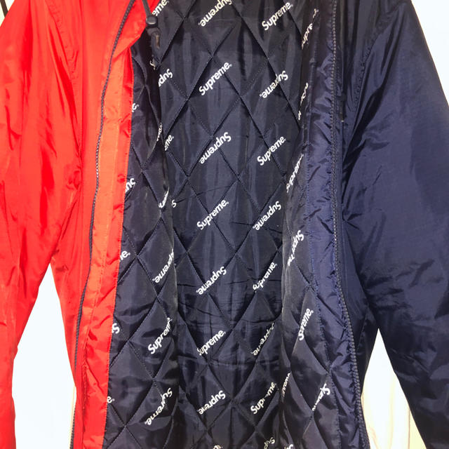 Supreme   Supreme 2tone hooded sideline jacket ダウンの通販 by