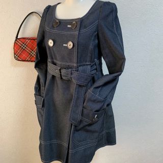 バーバリーブルーレーベル(BURBERRY BLUE LABEL)のBurberry☆デニムデザインコート36(その他)