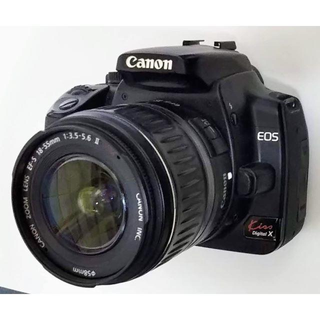 Canon EOS Kiss Didital X Wズームセット(ブラック）
