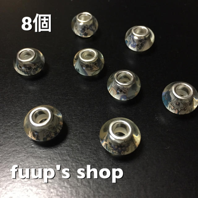 ダスティパステル アクリル ループエンド 13×10mm ハンドメイドの素材/材料(各種パーツ)の商品写真